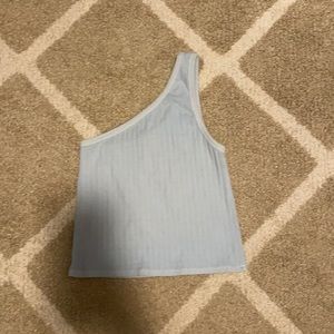 One shoulder crop top